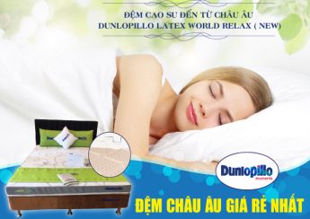 Dunlopillo ra mắt dòng đệm cao su chính hãng mới