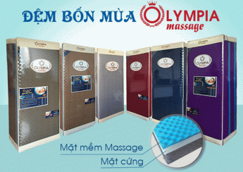Thông tin chi tiết đệm bốn mùa Olympia Massage