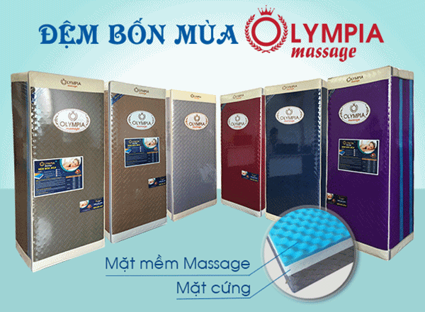 Thông tin chi tiết đệm bốn mùa Olympia Massage