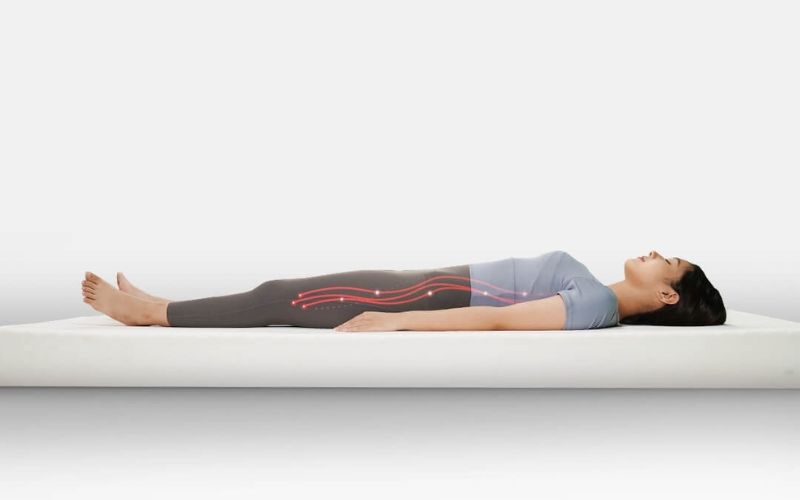 Đệm cao su giúp duy trì tư thế ngủ đúng 